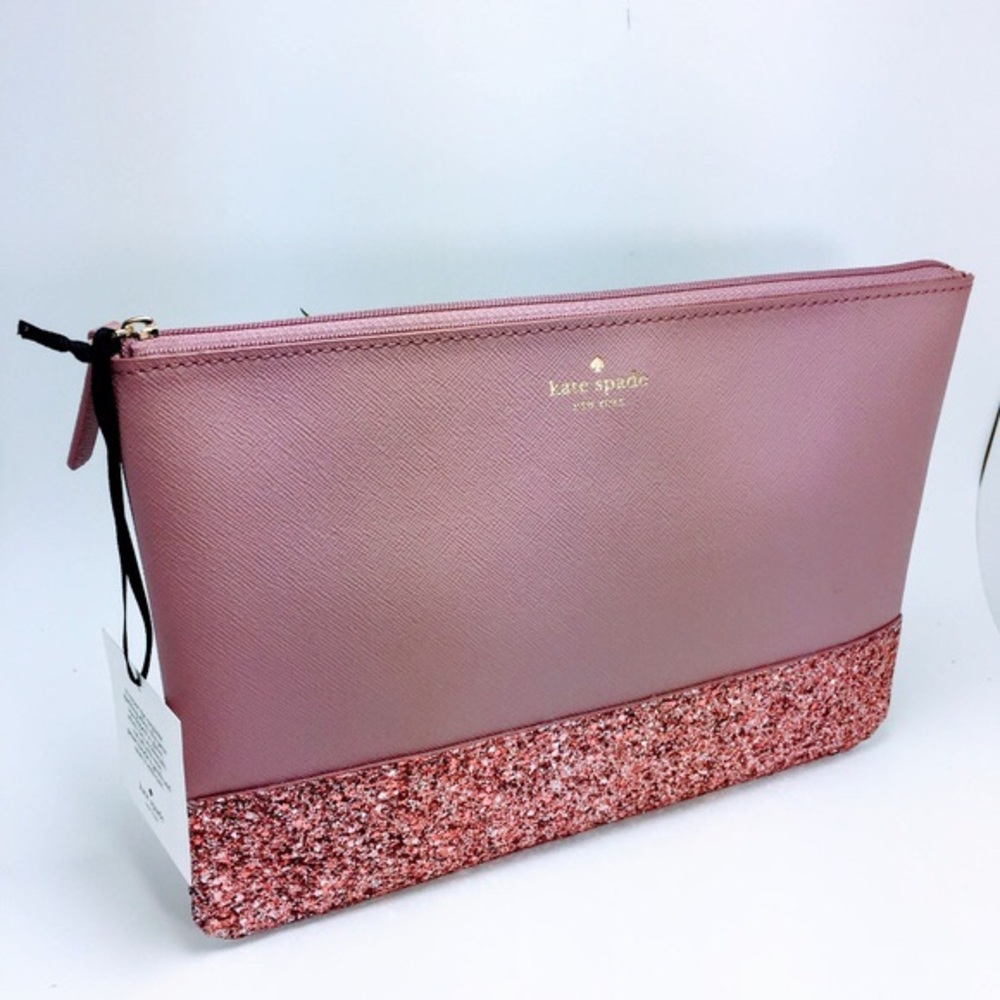 BRAND NEW PINK KATE SPADE GIA CLUTCH